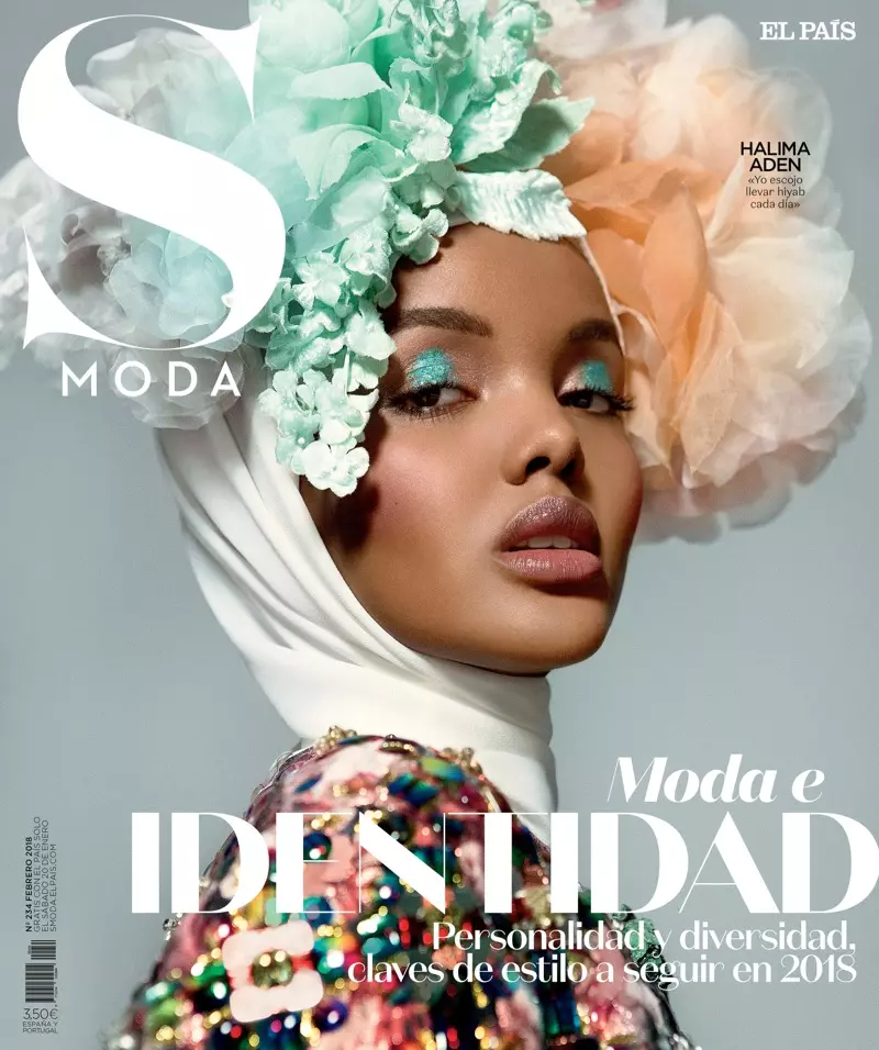 Halima Aden está en plena floración para S Moda