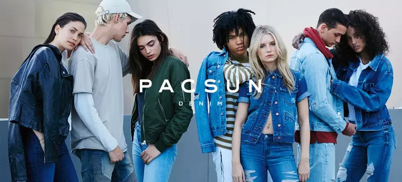 Las chaquetas de mezclilla aparecen en los últimos anuncios de PacSun