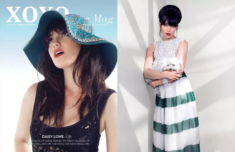 Daisy Lowe oleh Carlos Lumiere untuk XOXO the Mag Mei 2012