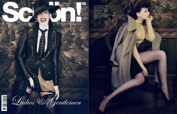 Daisy Lowe de Yuval Hen para Schön! #15