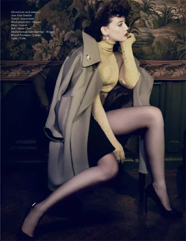 Daisy Lowe par Yuval Hen pour Schön ! #15