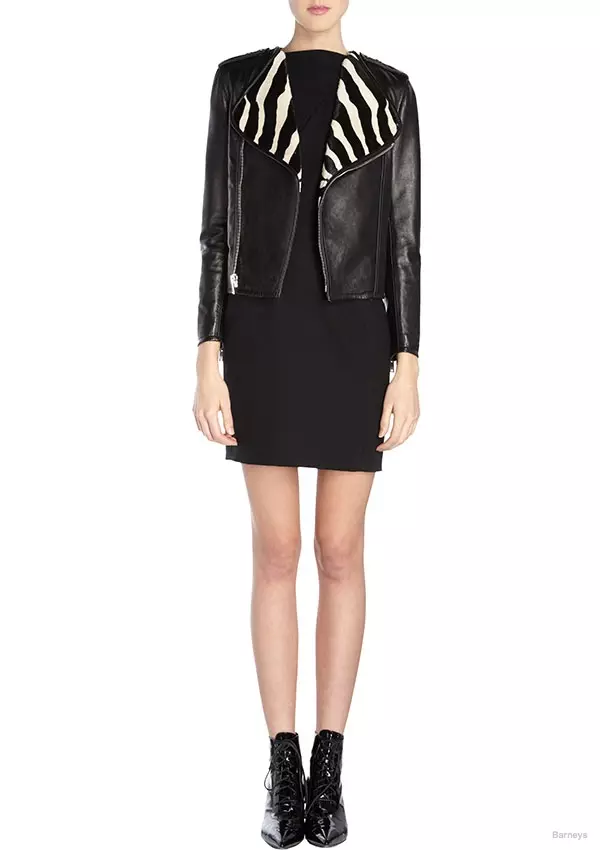 Saint Laurent Zebra-Collar Moto kabát 2199,00 dollárért kapható