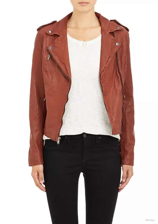 Jaqueta Barneys New York Leather Moto disponível por US $ 299,00