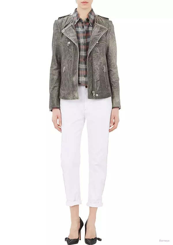 Isabel Marant Etoile «Bacuri» خۇرۇم موتو چاپاننىڭ باھاسى 489.00 دوللار