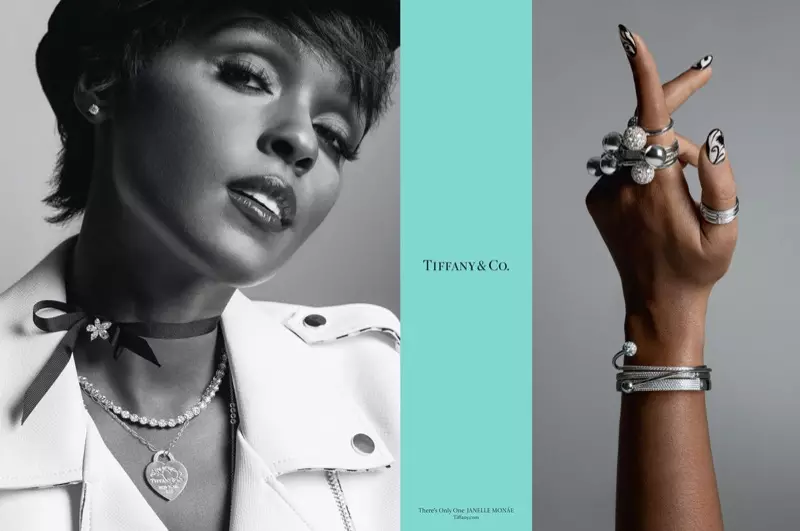 جانيل موني نجمة في حملة Tiffany & Co لخريف وشتاء 2017