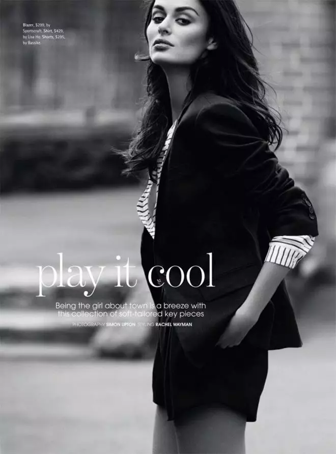 Nicole Trunfio Sports Relaxed Style għal Madison Magazine minn Simon Upton