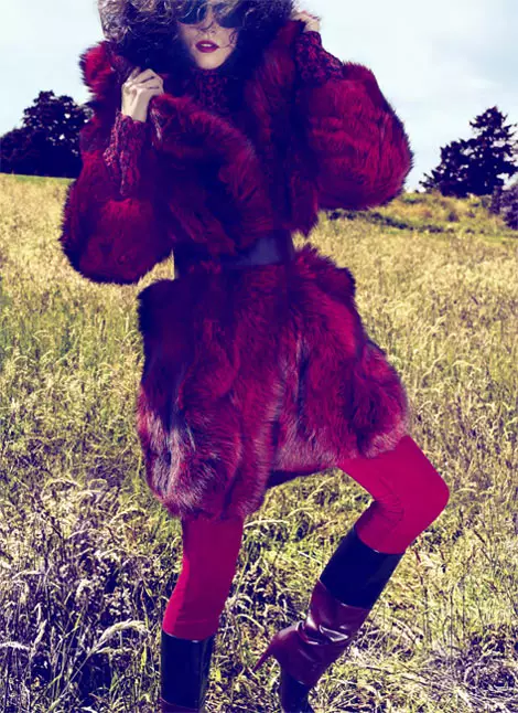 U-Egle Tvirbutaite ufumana iWild for David Roemer's Marie Claire US Shoot