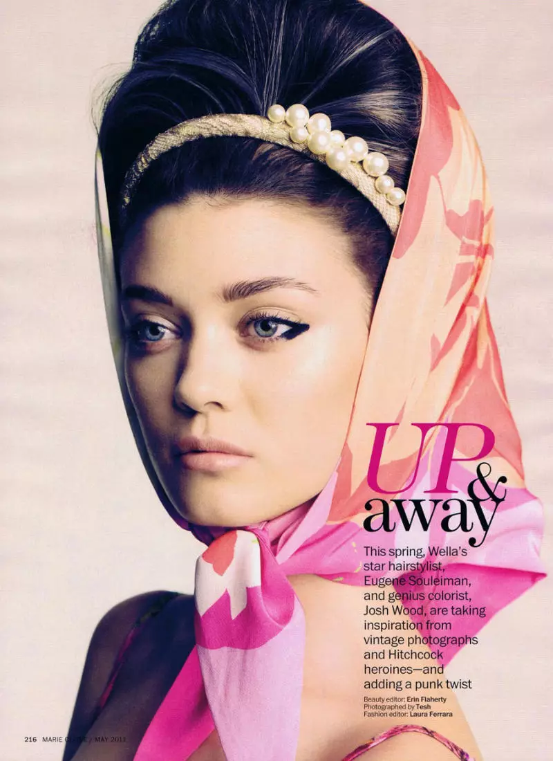 Diana Moldovan pa Tesh pou Marie Claire US Me 2011