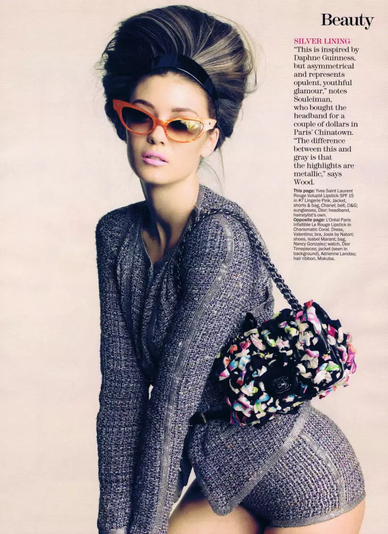 Diana Moldovan ta Tesh don Marie Claire US Mayu 2011