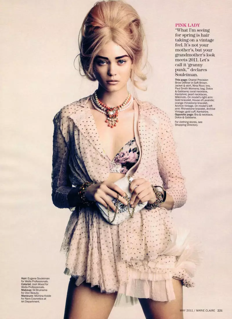 Diana Moldovan ka Tesh bakeng sa Marie Claire US May 2011