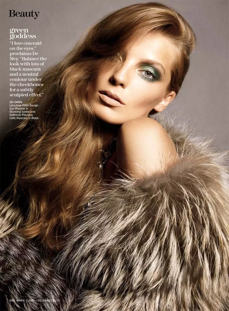 Daria Werbowy od Tesh za Marie Claire SAD, decembar 2010