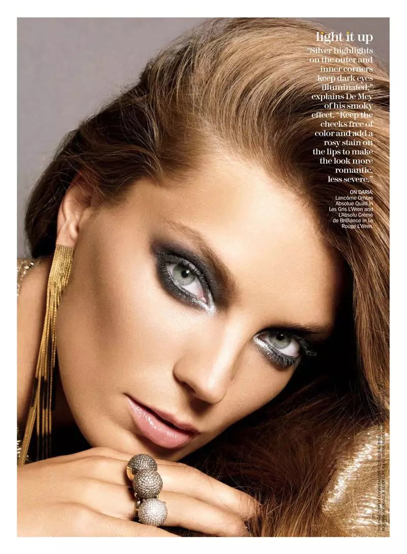 Daria Werbowy de Tesh por Marie Claire Usono decembro 2010