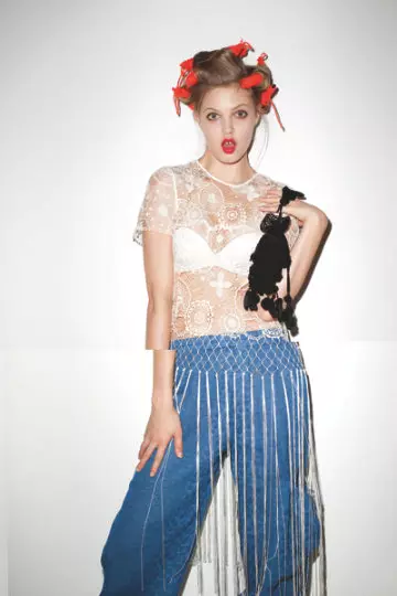 Lindsey Wixson par Terry Richardson pour Opening Ceremony Spring 2011