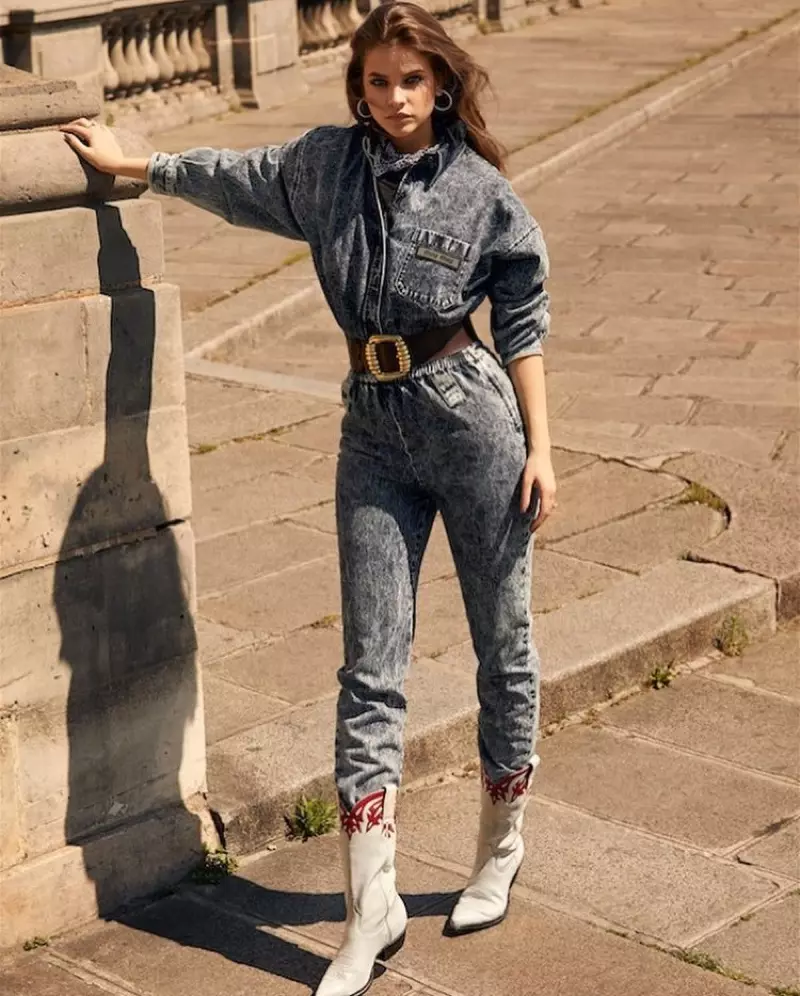 Barbara Palvin Portas Western Glam Looks por Tatler Rusio