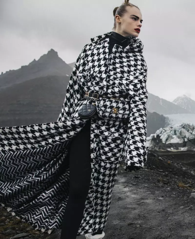 Estella Boersma Layers Up in Standout Outerwear for ELLE