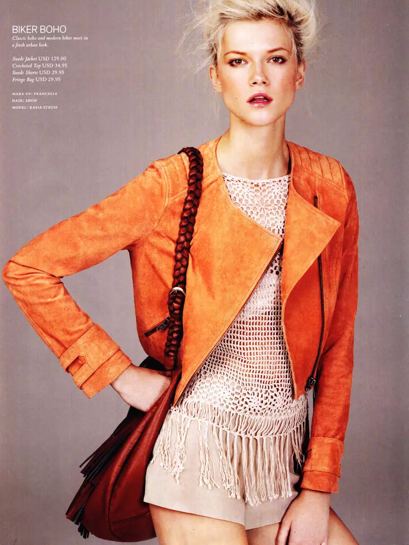 Kasia Struss, H&M Magazineurnalynyň bahary 2011 üçin Joş Olins