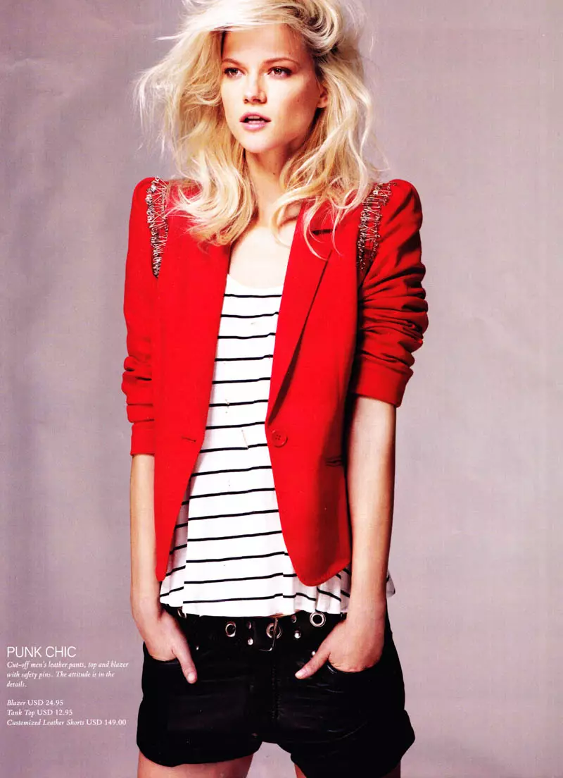 Kasia Struss oleh Josh Olins untuk H&M Magazine Spring 2011