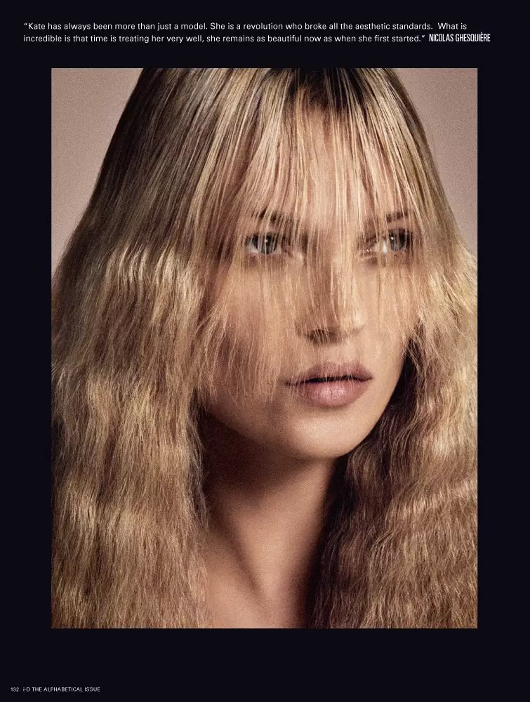 Kate Moss ist Hair Fantastic für die Vorfrühlingsausgabe von i-D von Daniele & Lango