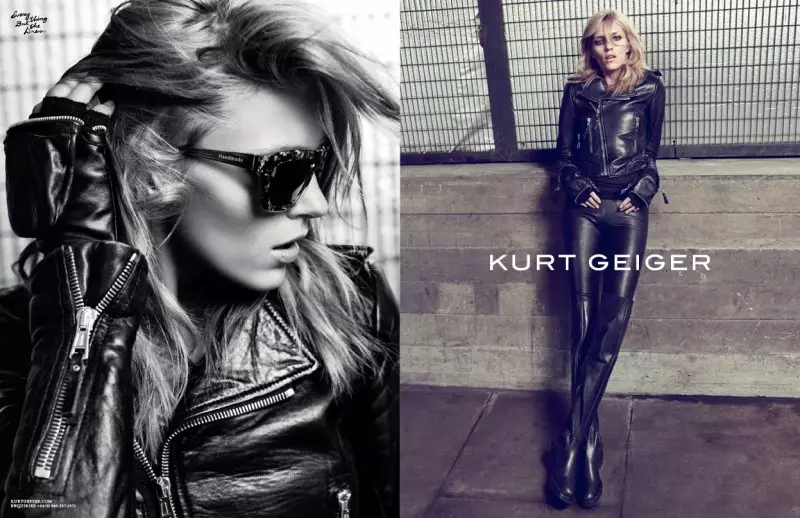 Anja Rubik stojí v čele kampaně Kurt Geiger's Fall 2012 od Erika Torstenssona