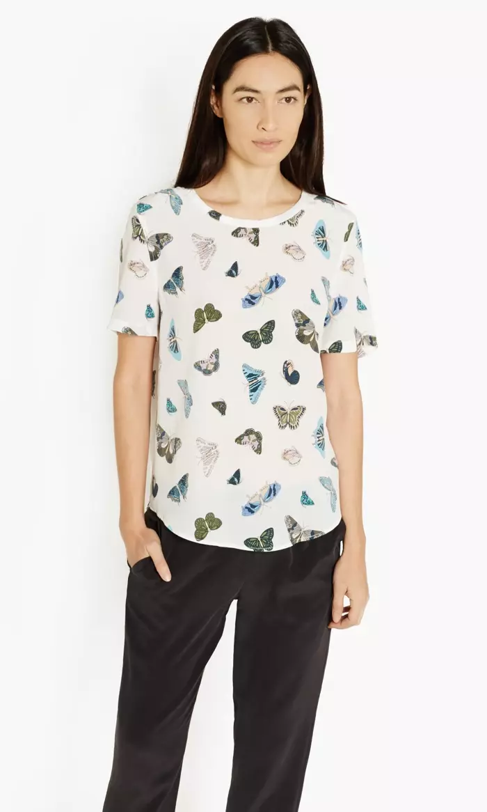 Kagamitan Riley Butterfly Print T-Shirt