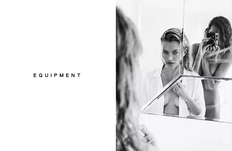 凯特·莫斯 (Kate Moss) 出演 Equipment 2016 年春季广告大片