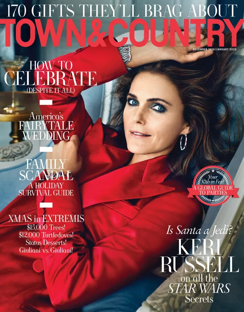 Keri Russell Town & Country 2019 ການຖ່າຍຮູບໜ້າປົກ