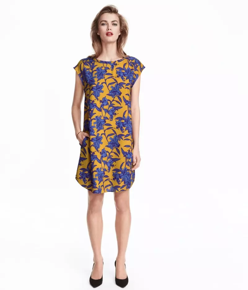 H&M Patterned Dress with Florals