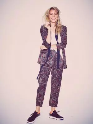 Dree Hemingway Models City Glamour for Free People Holiday Shoot