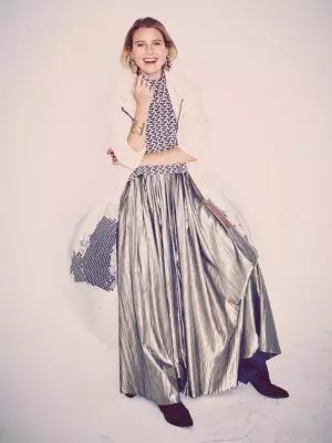 Dree Hemingway Models City Glamour for Free People Holiday Shoot