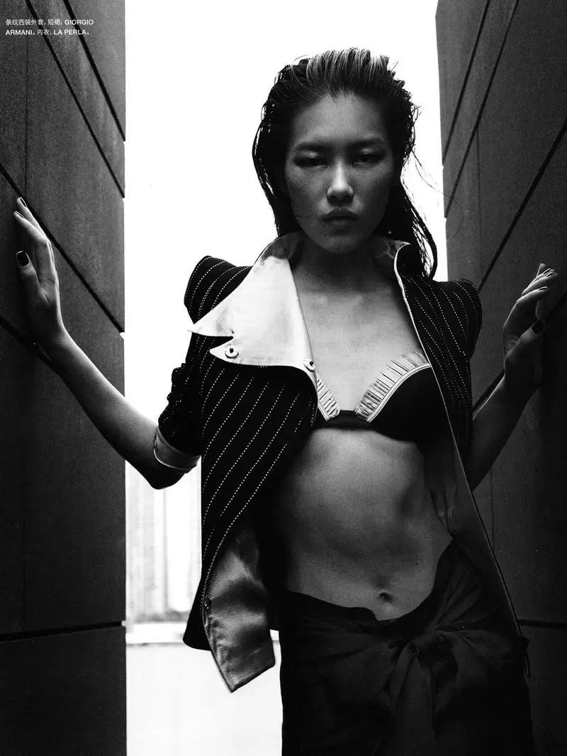 Liu Wen para sa Numéro China Oktubre 2010 ni Tiziano Magni