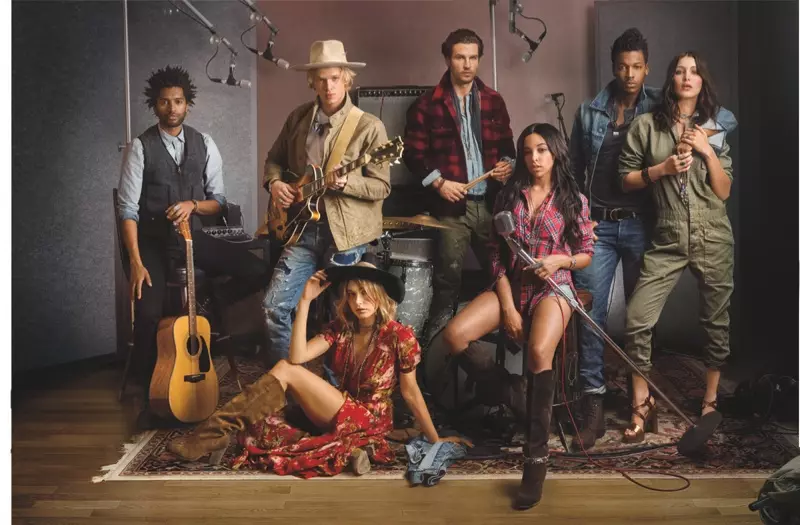 Tinashe, Hailey & Bella Star in Ralph Lauren Denim & Supply Fall '15 Campaign