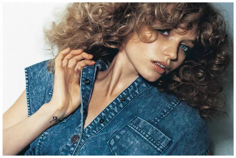 Abbey Lee Kershaw für die Kampagne „Moussy Fall 2010“ von Yasutomo Ebisu