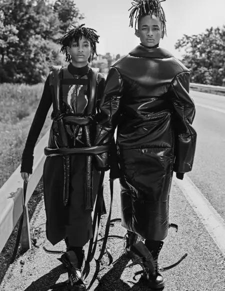 Willow & Jaden Smith Wear Cutting Edge Style fir Interview Magazin