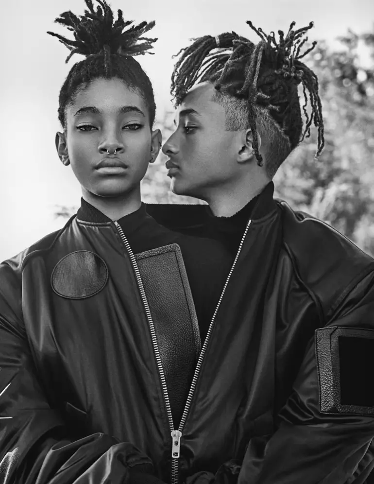 Els germans Willow i Jaden Smith fan talls de cabells trenats naturals