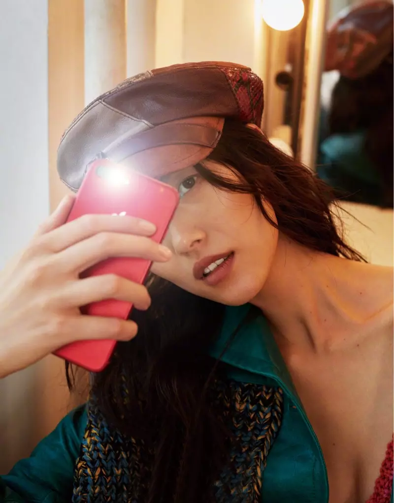 Liu Wen pozează în modă pentru InStyle China