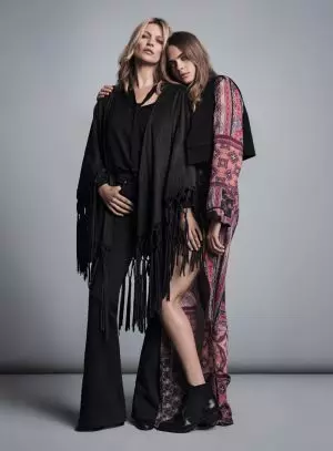 Kate Moss & Cara Delevingne Mangrupa Orok 70an dina Kampanye Mango's Fall 2015