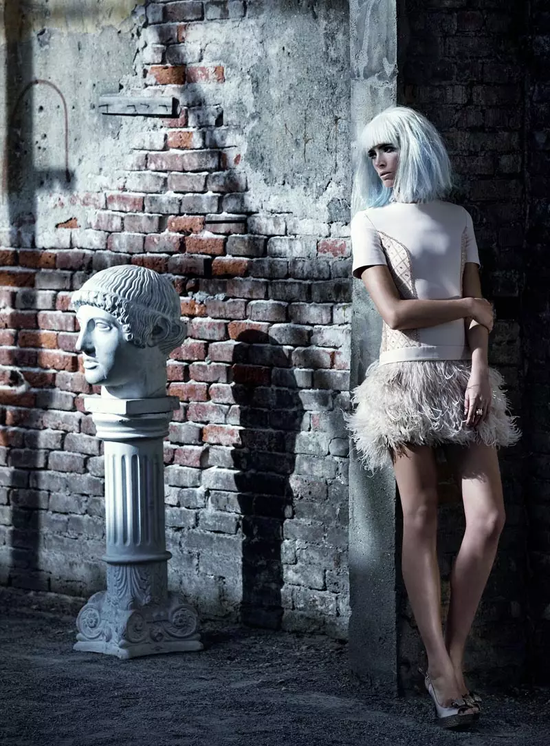 Koray Parlak Shoots Glamour with Edge for Elele Magazine 2012 ნოემბერი