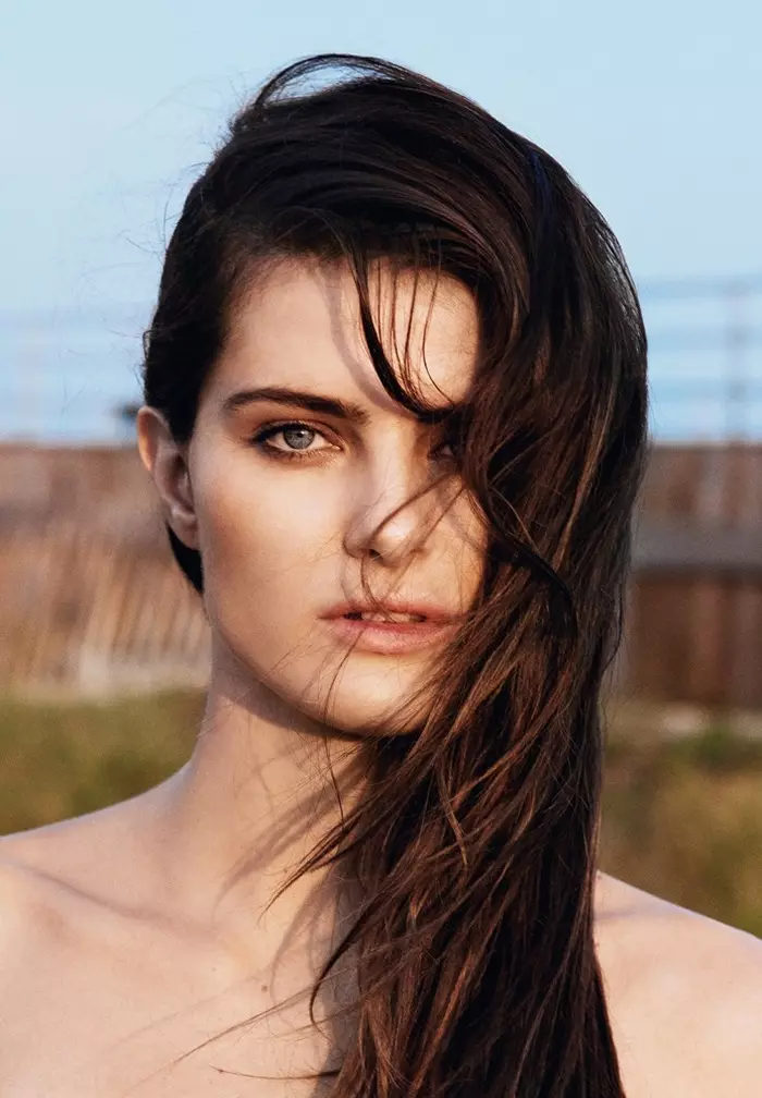 Isabeli Fontana Models Resort Swimwear for Bergdorf Goodman