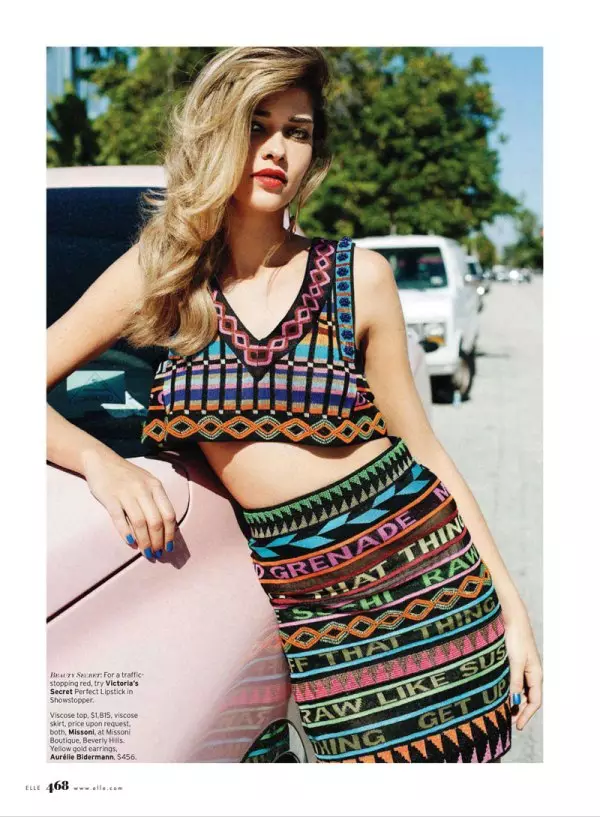 Ana Beatriz Barros de Max Farago pentru Elle US martie 2011