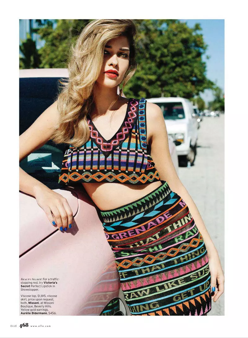 Ana Beatriz Barros ដោយ Max Farago សម្រាប់ Elle US March 2011