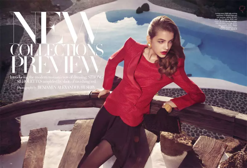 Barbara Palvin by Benjamin Alexander Huseby විසින් Harper's Bazaar US සඳහා 2010 මැයි