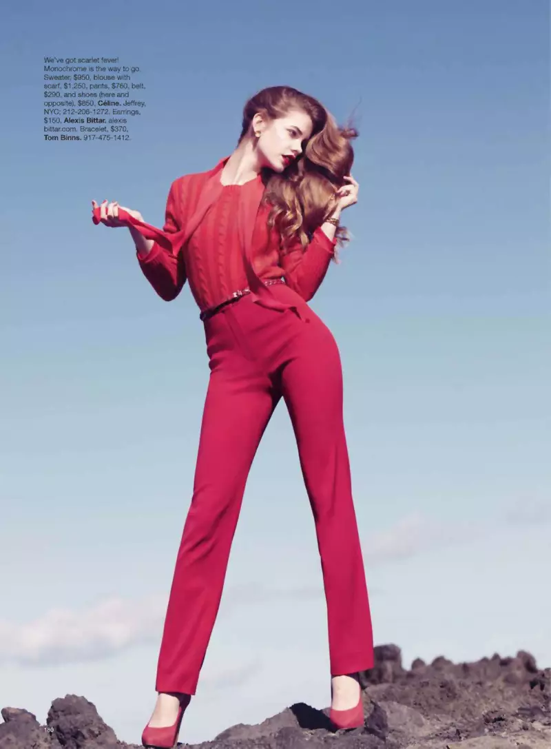 Barbara Palvin door Benjamin Alexander Huseby voor Harper's Bazaar US mei 2010