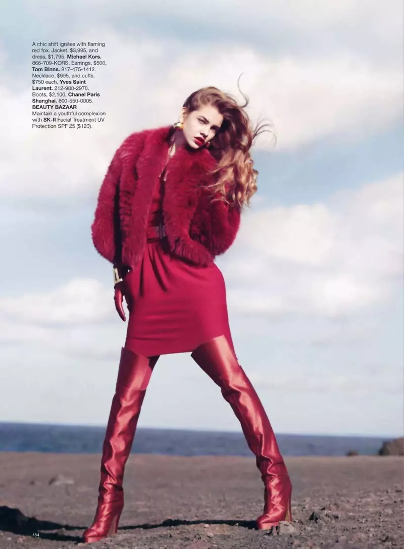 Barbara Palvin oleh Benjamin Alexander Huseby untuk Harper's Bazaar AS Mei 2010