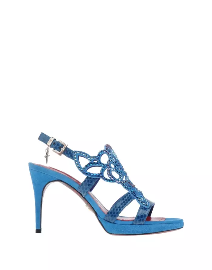 Modré sandály Cesare Paciotti