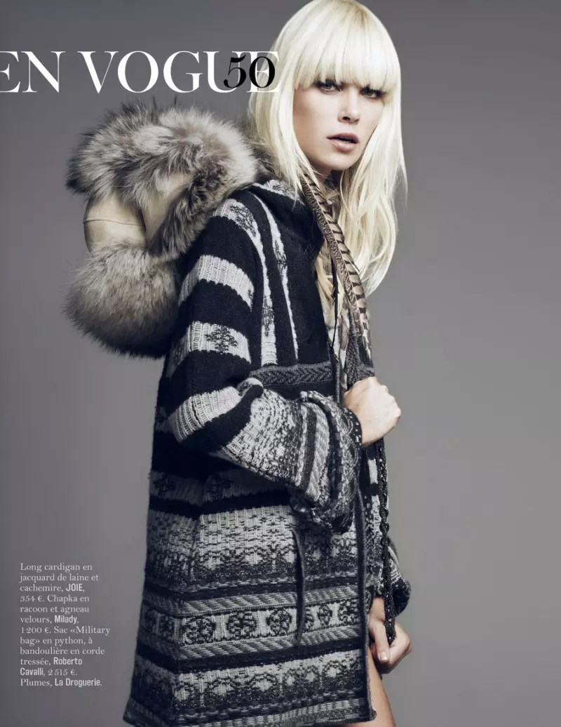 Dewi Driegen gan Sharif Hamza ar gyfer Vogue Paris Tachwedd 2010