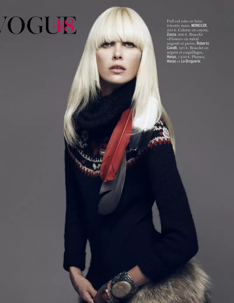 Dewi Driegen od Sharifa Hamzu pre Vogue Paris, november 2010