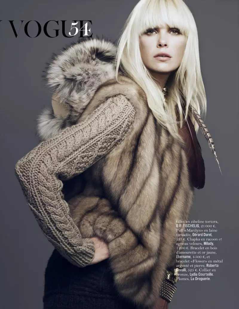 Dewi Driegen ni Sharif Hamza para sa Vogue Paris Nobyembre 2010