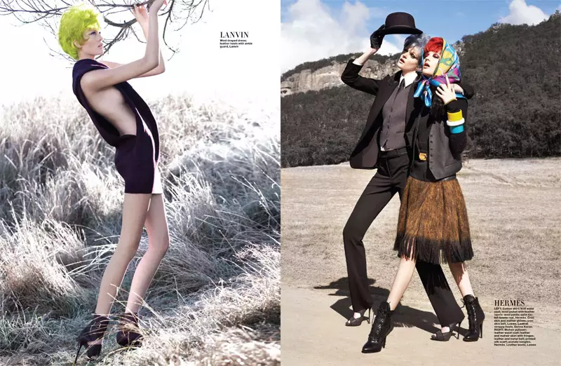 Kwarin Dolls ta Simon Upton don Harper's Bazaar Singapore Satumba 2010