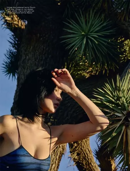 Bella Hadid Goes on a Road Trip for LOVE Editorial