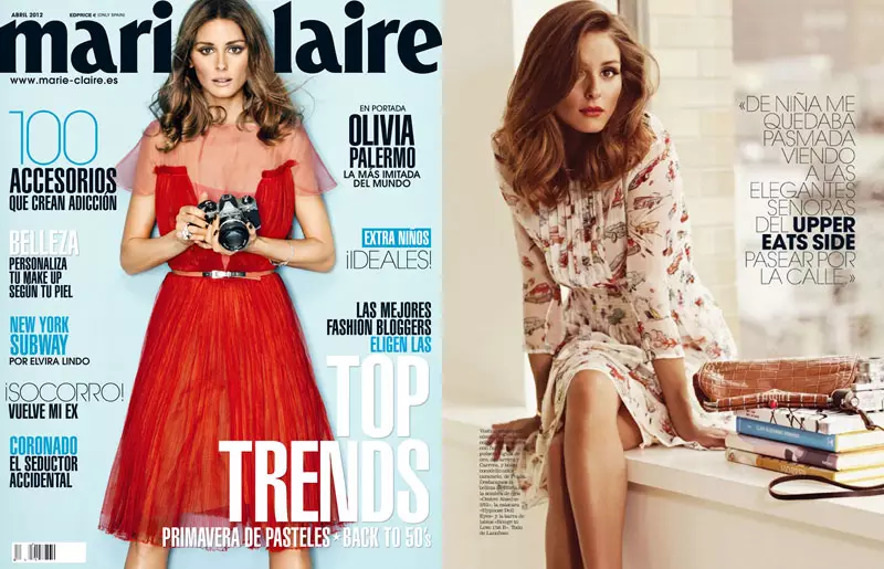 Olivia Palermo 为 Marie Claire 西班牙 2012 年 4 月